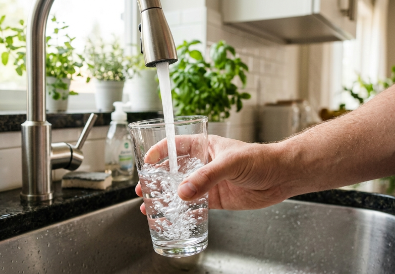 Кран с питьевой водой